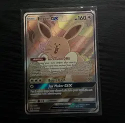 Pokemon TCG Eevee GX SM233 LP Full Art Black Star Promo Sun & Moon - Image 1