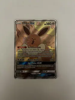 LP Pokemon TCG Eevee GX SM233 Full Art Black Star Promo Sun & Moon - Image 1