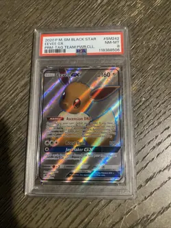 Pokemon TCG Eevee GX SM233 LP Full Art Black Star Promo Sun & Moon - Image 1