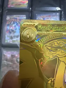 2025 Pokemon Phantasmal Flames Mega Charizard X EX Gold 130 PSA 10 Potential - Image 2