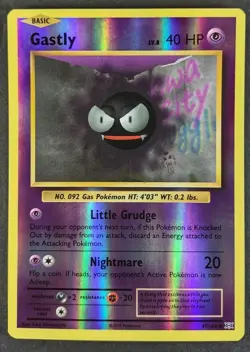 Gastly 47/108 Reverse Holo Pokemon XY Evolutions Near Mint - Image 1