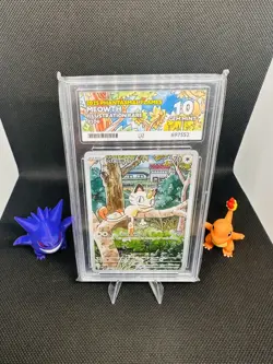 Pokemon TCG Meowth 106/094 Phantasmal Flames Illustration Rare - ACE 10 - Image 1