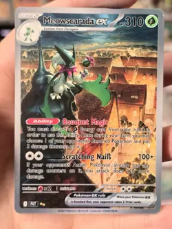 Meowscarada EX Pokemon TCG POCKET Special Illustration Rare *SEE DESC* - Image 1
