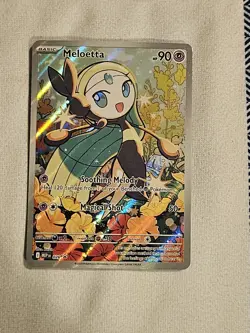 Pokemon TCG Meloetta 026 ME: Mega Evolution Promo Illustration Rare NM - Image 1