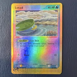 Pokemon Lotad EX Sandstorm Reverse Holo 66/100 Common - Image 1