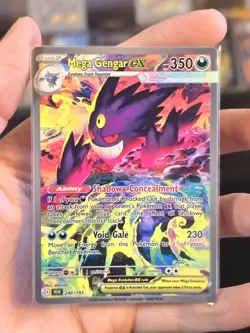 Pokemon Mega Gengar Ex English Converted Novelty Card *SEE DESC* - Image 1
