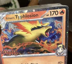 Pokemon 2025 Destined Rivals Ethan's Typhlosion Prerelease Deck-Sealed & Stamped - Image 4