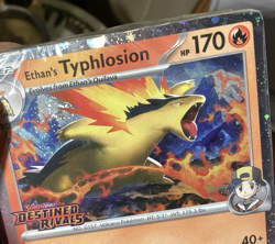 Pokemon 2025 Destined Rivals Ethan's Typhlosion Prerelease Deck-Sealed & Stamped - Image 5