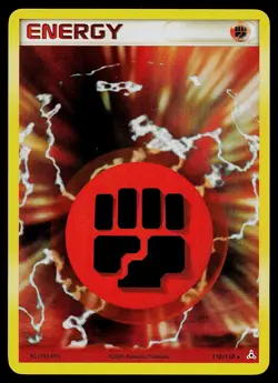Pokemon Card - Fighting Energy Holon Phantoms 110/110 Holo Rare - Image 1