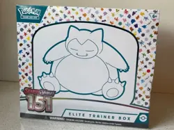 Pokemon Scarlet & Violet 151 Elite Trainer Box Booster Promo Full Art Snorlax - Image 1