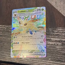 Leafeon ex 006/131 Sv: Prismatic Evolutions Holo Pokemon TCG NM - Image 2