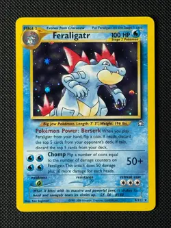 Pokemon Cards Feraligatr 4/111 Neo Genesis Holo Rare NM - Image 1