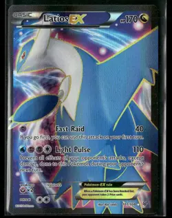 2015 Pokemon Roaring Skies Ultra Rare Full Art Latios EX 101/108 - Image 1