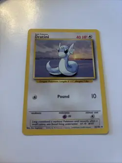Pokemon TCG Dratini Base Set, Shadowless Uncommon Card 26/102 - Image 1