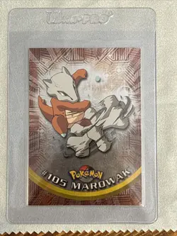 Pokemon - Marowak #105 2000 Topps Chrome Series 2 Holo Foil #105 - Image 1