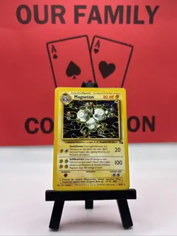 Magneton 26/62 Fossil WOTC Pokemon TCG Regular Rare 1999 MP - Image 1