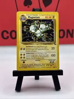 Magneton 26/62 Fossil WOTC Pokemon TCG Regular Rare 1999 MP - Image 2