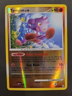Pokemon Card - Tyrogue Legends Awakened 126/146 Reverse Holo - Image 1