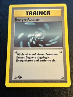 German Energy Removal Energie-Absauger 92/102 LP 1st Edition Base Set Pokemon! - Image 1