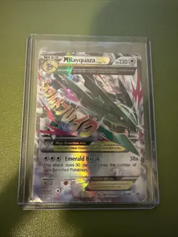 Pokemon TCG M Rayquaza EX Roaring Skies Holo Card 76/108 - Image 1