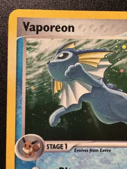 Vaporeon 6/17 POP Series 3 Promo Pokemon Card Holo Foil Rare Near Mint - Image 3