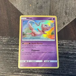 Mew Holo Rare SM Unbroken Bonds 76/214 NM Pokemon TCG - Image 5