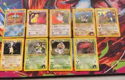 RARE VINTAGE HOLO POKEMON LOT OF 9 - Image 1