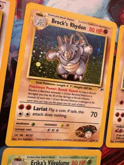 RARE VINTAGE HOLO POKEMON LOT OF 9 - Image 5