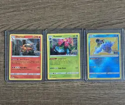 Pokemon GO TCG Lot - Charizard, Venusaur & Radiant Blastoise - ALL NM - Image 1