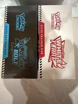 Pokemon SV: Black Bolt and White Flare Elite Trainer Box ETB Set Factory Sealed! - Image 5