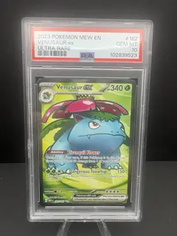 2023 POKEMON 151 #182 VENUSAUR EX PSA 10 - Image 1