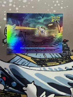Pokemon Topps 2000 The Movie #57 The Capture Of Lugia Rainbow Foil - Image 1