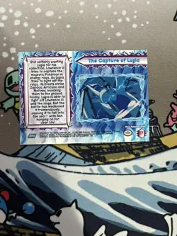 Pokemon Topps 2000 The Movie #57 The Capture Of Lugia Rainbow Foil - Image 2