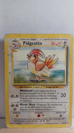 Pidgeotto [HP] - Pokemon TCG Base Set 22/102 [Rare] - Image 1