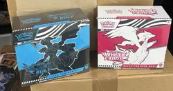 Pokemon ETB Black Bolt and White Flare Elite Trainer Box Set of Two - Image 1