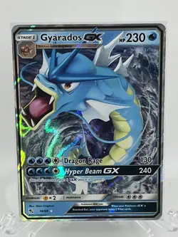 ULTRA RARE Gyarados GX 16/68 Pokemon Sun & Moon Hidden Fates Holo Foil - NM - Image 1