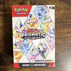Pokemon TCG Scarlet & Violet Prismatic Evolutions Booster Bundle Box Eevee - Image 1