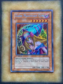 Yugioh Dark Magician Girl MFC-000 Secret Rare 1st Ed NM - Image 1