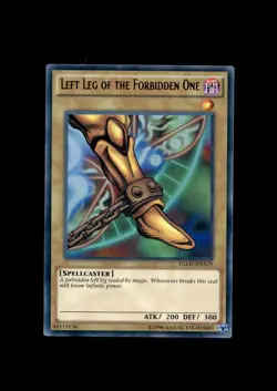 King of Games: Yugi's Legendary Decks #YGLD-ENA19 Left Leg of the Forbidden One - Image 1