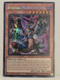 Yugioh! LP Bystial Magnamhut - MP23-EN157 - Prismatic Secret Rare - 1st Edition - Image 1