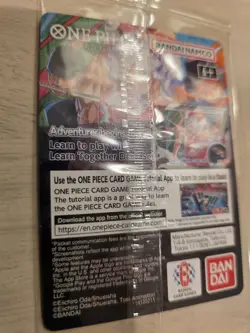 Bandai One Piece CCG Monkey.D.Luffy US Voyage Promo Holo P-055 5000 Power - Image 4