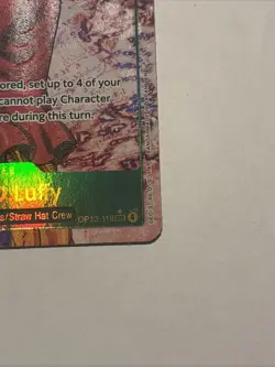 One Piece TCG Monkey.D.Luffy 118 Parallel OP13-118 Carrying On His Will Foil Art - Image 4
