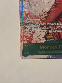 One Piece TCG Monkey.D.Luffy 118 Parallel OP13-118 Carrying On His Will Foil Art - Image 5