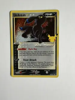 Pokemon TCG Umbreon Gold Star 17/17 Celebrations - Image 3