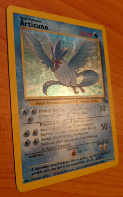 Articuno Holo Rare Pokemon Card - Fossil 2/62 WOTC HP - Image 3