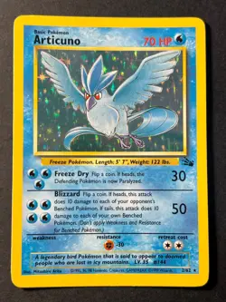Articuno 2/62 Fossil Holo Rare - Pokemon Card WOTC LP + - Image 1