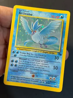 Articuno 2/62 Fossil Holo Rare - Pokemon Card WOTC LP + - Image 4