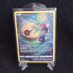 Pokemon TCG Lunatone Crown Zenith: Galarian Gallery GG11/GG70 Full Art Holo Rare - Image 5