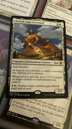 Heliod Sun-Crowned Theros Beyond Death Regular Card Magic The Gathering NM - Image 1