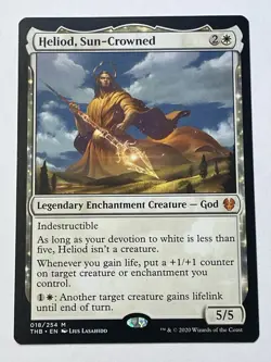 MTG Heliod Sun Crowned NM Theros Beyond Death Regular Magic The Gathering - Image 1